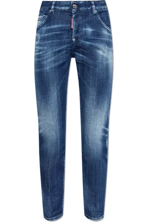 Dsquared2 Dames, Jeans, Blauw, Maat: XS Katoen