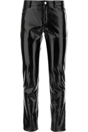 Courrèges Heren, Jeans, Zwart, Maat: M Vinyl