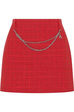 Patrizia Pepe Dames, Rokken, Rood, Maat: M Tweed