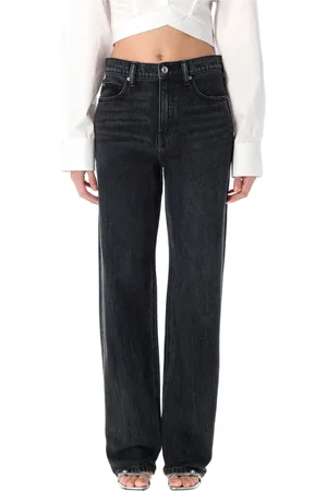 Alexander Wang Dames, Jeans, Grijs, Maat: W25 Katoen