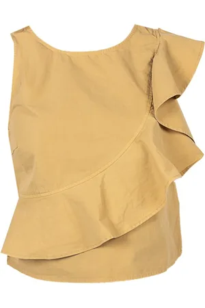 Pinko Dames, Tops, Geel, Maat: 3XS