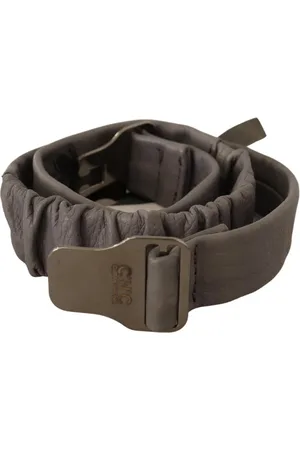 Costume National Dames, Accessoires, Grijs, Maat: 85 CM Leer