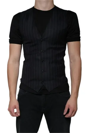 Dolce & Gabbana Heren, Pakken, Zwart, Maat: XS Leer