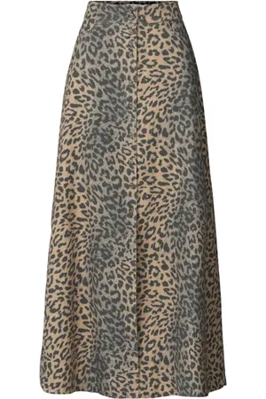 Rabens Saloner Dames, Rokken, Bruin, Maat: XL Katoen