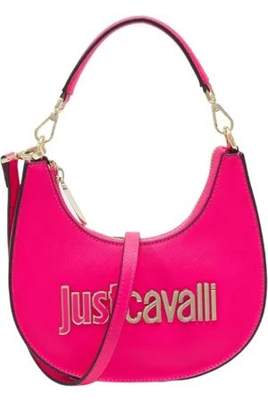 Roberto Cavalli Dames, Tassen, Roze, Maat: ONE Size Leer