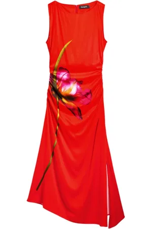 Desigual Dames, Jurken, Rood, Maat: M Viscose