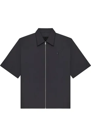 Givenchy Heren, Overhemden, Zwart, Maat: XL Poliester