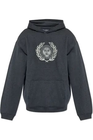 Dolce & Gabbana Heren, Sweatshirts & Hoodies, Grijs, Maat: M Katoen