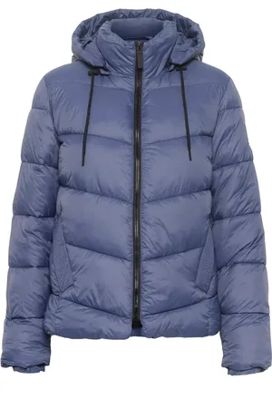 Kaffe Dames, Jassen, Blauw, Maat: XL