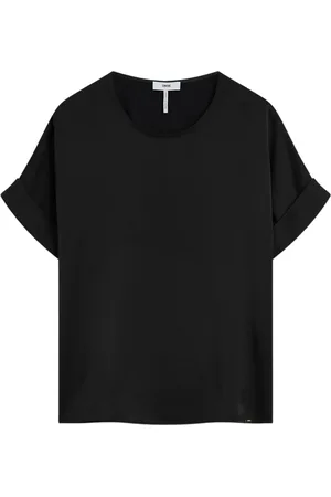 Cinque Dames, Blouses & Shirts, Zwart, Maat: S Viscose