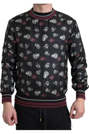 Dolce & Gabbana Heren, Sweatshirts & Hoodies, Zwart, Maat: L Zijde