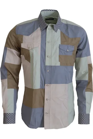 Dolce & Gabbana Heren, Overhemden, Veelkleurig, Maat: 4XL Katoen