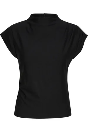Gestuz Dames, Blouses & Shirts, Zwart, Maat: 2XS Viscose
