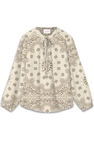 MC2 SAINT BARTH Dames, Blouses & Shirts, Veelkleurig, Maat: S Zijde