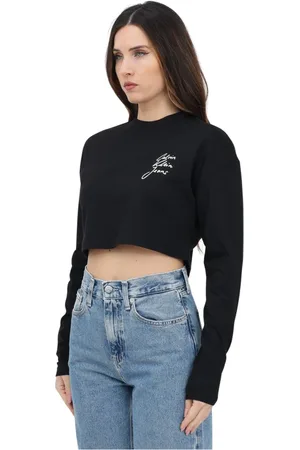 Calvin Klein Dames, Tops, Zwart, Maat: XS Katoen