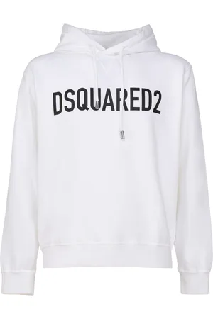 Dsquared2 Heren, Sweatshirts & Hoodies, Wit, Maat: L Katoen