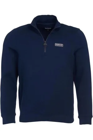 Barbour Heren, Sweatshirts & Hoodies, Blauw, Maat: M Katoen