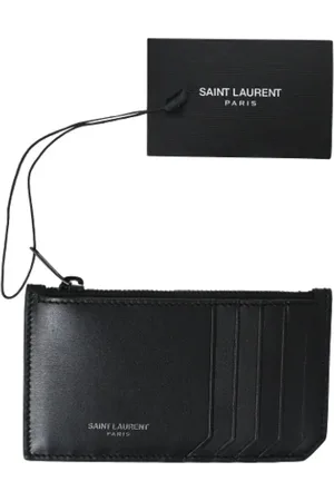 Saint Laurent Heren, Pre-owned, Zwart, Maat: ONE Size Leer