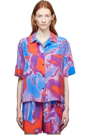 Alexander McQueen Dames, Blouses & Shirts, Veelkleurig, Maat: S Zijde