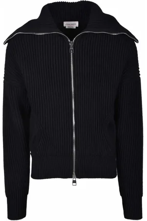Alexander McQueen Heren, Truien, Zwart, Maat: L Wol