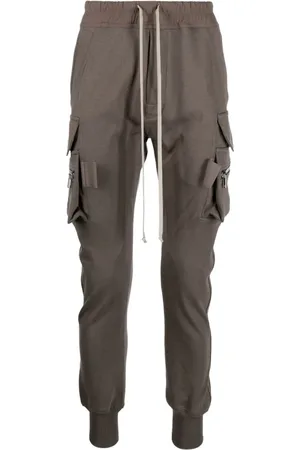 Rick Owens Heren, Broeken, Grijs, Maat: M Katoen