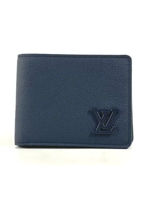 LOUIS VUITTON Dames, Pre-owned, Blauw, Maat: ONE Size Leer
