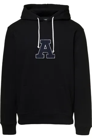 Axel Arigato Heren, Sweatshirts & Hoodies, Zwart, Maat: S Katoen