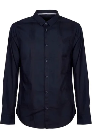 Armani Exchange Heren, Overhemden, Blauw, Maat: S