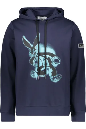 Iceberg Heren, Sweatshirts & Hoodies, Blauw, Maat: S Katoen