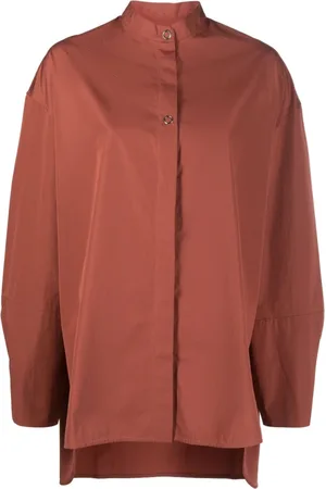 STUDIO NICHOLSON Dames, Blouses & Shirts, Oranje, Maat: S
