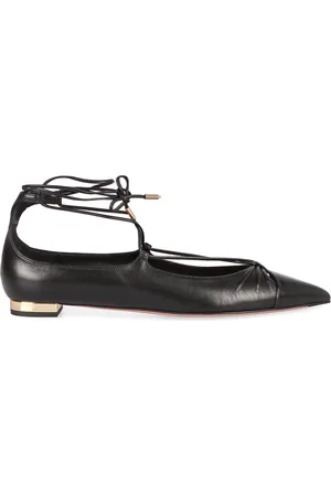 Aquazzura Dames, Schoenen, Zwart, Maat: 41 EU Leer