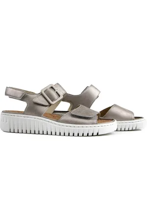 Waldläufer Dames, Schoenen, Grijs, Maat: 37 EU Leer