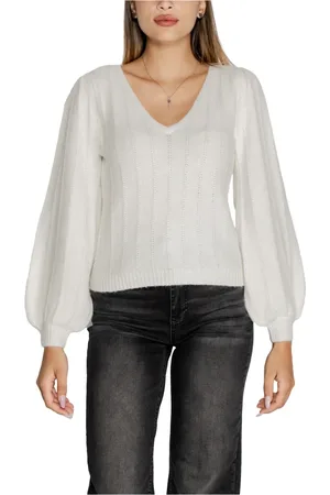 Guess Dames, Truien, Wit, Maat: XL Wol