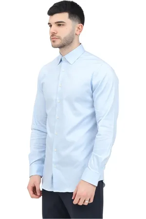 SELECTED Heren, Overhemden, Blauw, Maat: M