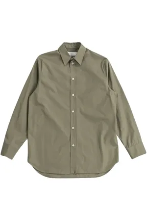Jil Sander Heren, Overhemden, Groen, Maat: XL Katoen