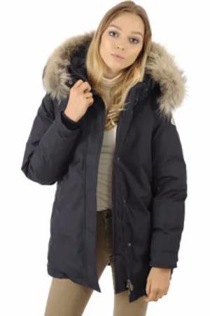 PYRENEX Dames, Mantels, Blauw, Maat: 2XS