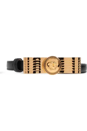 VERSACE Dames, Accessoires, Zwart, Maat: 65 CM Leer