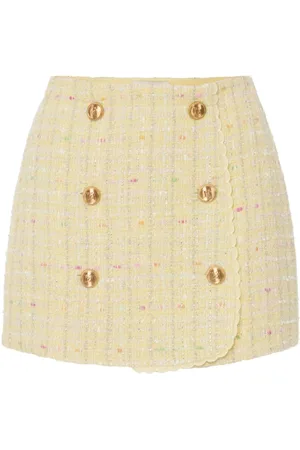 Elisabetta Franchi Dames, Rokken, Geel, Maat: L