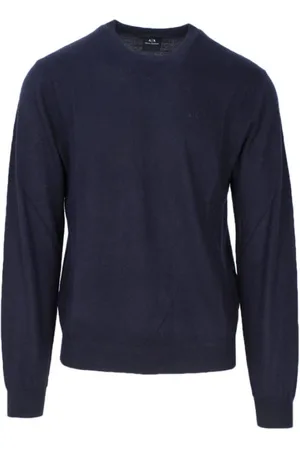 Armani Exchange Heren, Sweatshirts & Hoodies, Blauw, Maat: S Katoen