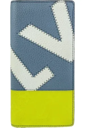 LOUIS VUITTON Heren, Pre-owned, Blauw, Maat: ONE Size Leer