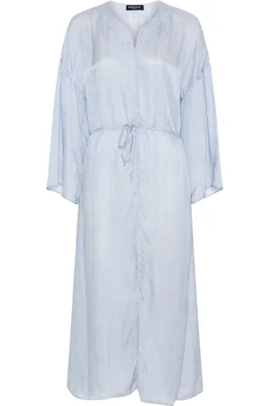 Bruuns Bazaar Dames, Jurken, Blauw, Maat: 2XL Denim