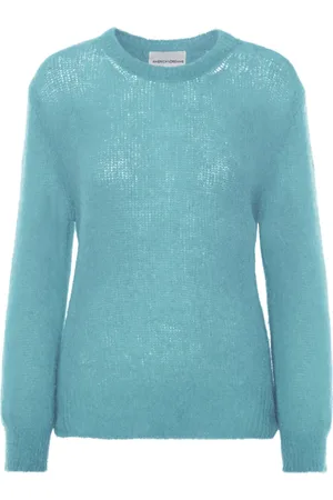 American Dreams Dames, Truien, Blauw, Maat: M Wol
