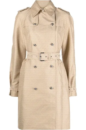 Michael Kors Dames, Mantels, Bruin, Maat: XS Poliester