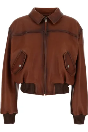 Acne Studios Dames, Jassen, Bruin, Maat: S