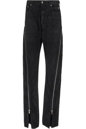 Rick Owens Heren, Broeken, Zwart, Maat: W32 Katoen