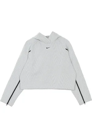 Nike Dames, Sweatshirts & Hoodies, Grijs, Maat: L Katoen