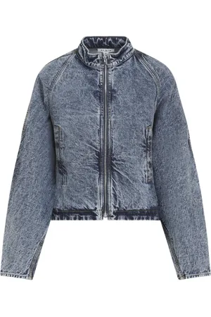 Alaïa Dames, Jassen, Blauw, Maat: M Denim