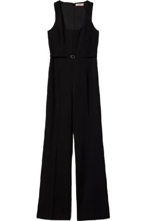 Twin-Set Dames, Jumpsuits & Playsuits, Zwart, Maat: M Viscose