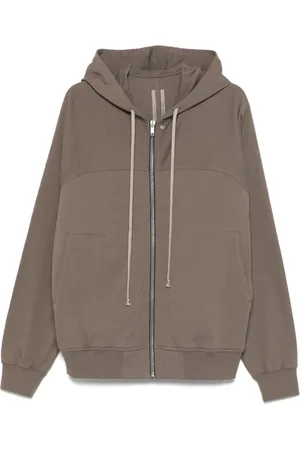 Rick Owens Heren, Sweatshirts & Hoodies, Bruin, Maat: L Zijde