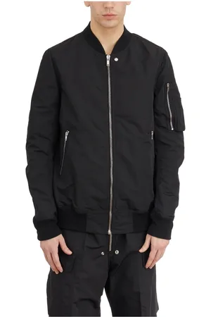 Rick Owens Heren, Jassen, Zwart, Maat: L Nylon